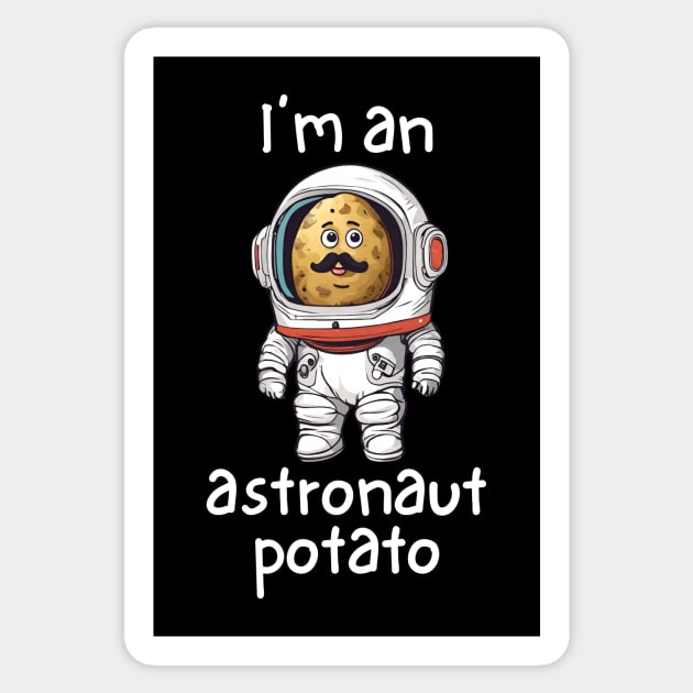 I'm An Astronaut Potato Funny Sticker by DesignArchitect